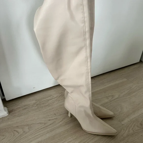 Oak+Fort Pointed Knee High Boots - Picture 5 of 5